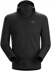 Arcteryx Arenite Hoody Jacket Men - Kapuzen Fleecejacke - black - Gr.L