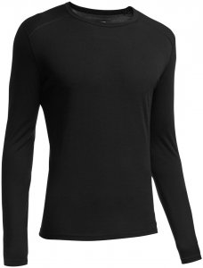 Icebreaker 200 Oasis Crewe Longsleeve Shirt Men - Merino Shirt - black - Gr.M