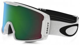 OAKLEY LINE MINER Schneebrille 2018 matte white/prizm jade iridium