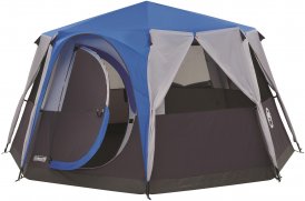 Coleman Cortes Octagon 8 Familienzelt blau