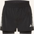 Adidas 2-in1-Laufshorts Own The Run Climacool schwarz