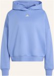 Adidas 3-Streifen Studio Hoodie blau