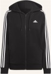 Adidas Sweatjacke Essentials 3-Stripes French Terry Regular Full Zip schwarz