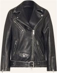 Allsaints Lederjacke Billie schwarz
