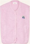 American Vintage Teddyfell-Weste rosa