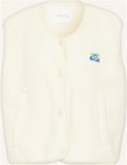 American Vintage Teddyfell-Weste weiss