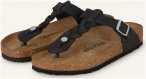 Birkenstock Zehentrenner Gizeh Braided Leoi schwarz