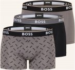 Boss 3er-Pack Boxershorts Power grau