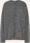 By Aylin Koenig Strickjacke Frederika Mit Alpaka grau