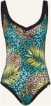 Charmline Shape-Badeanzug Jungle Jewels gruen