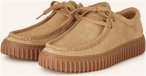 Clarks Schnürer Torhill braun