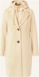 Comma Casual Identity Mantel Mit Herausnehmbarer Blende beige