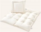 Frau Holle Bettdecke-Kissen-Set Baby weiss