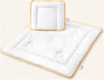 Frau Holle Bettdecke-Kissen-Set Baby weiss