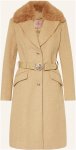 Guess Mantel New Patrice Mit Abnehmbarem Kunstfell beige