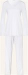 Hanro Schlafanzug Cotton Silk weiss