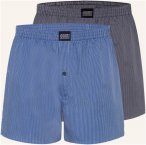 Jockey 2er-Pack Web-Boxershorts Everyday Striped blau