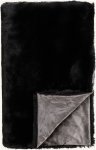 Joop! Plaid J!Smooth Aus Kunstpelz schwarz