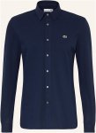 Lacoste Piqué-Hemd Slim Fit blau