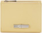 Longchamp Geldbörse Roseau gelb