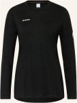 Mammut Longsleeve Tree Wool Mit Merinowolle schwarz