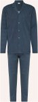 Mey Schlafanzug Serie Wintery blau