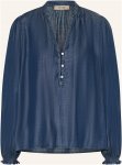 Mos Mosh Blusenshirt Mmtazzin In Jeansoptik blau
