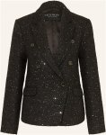 Mos Mosh Bouclé-Blazer Mmbelize Mit Pailletten schwarz