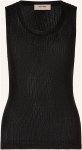 Mos Mosh Stricktop Mmrelana Mit Glanzgarn schwarz