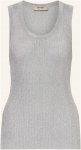 Mos Mosh Stricktop Mmrelana Mit Glanzgarn silber