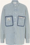 Replay Overshirt blau