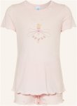 Sanetta Shorty-Schlafanzug Mit Schmucksteinen rosa