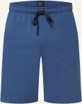 Schiesser Schlafshorts Mix+Relax blau