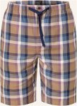 Schiesser Schlafshorts Mix+Relax braun