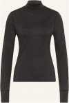 Super.Natural Longsleeve Tundra 175 Turtleneck Mit Merinowolle schwarz