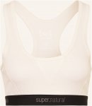Super.Natural Sport-Bh tundra220 Semplice Mit Merinowolle weiss