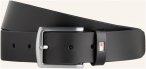 Tommy Hilfiger Ledergürtel New Denton schwarz