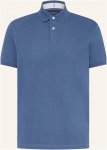 Tommy Hilfiger Piqué-Poloshirt Regular Fit blau