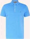 Tommy Hilfiger Piqué-Poloshirt Slim Fit blau