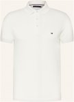 Tommy Hilfiger Piqué-Poloshirt Slim Fit weiss