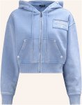 True Religion Zip-Hoodie Vintage Washed blau