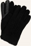 Ugg Lederhandschuhe schwarz