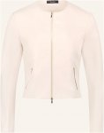 Vera Mont Jacke In Lederoptik grau