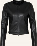 Vera Mont Jacke In Lederoptik schwarz
