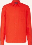 Vilebrequin Leinenhemd Regulrar Fit rot