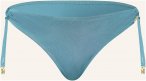 Watercult Basic-Bikini-Hose Shimmering Solids blau