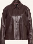 Weekend Max Mara Lederjacke Scatola rot