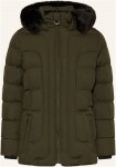 Wellensteyn Steppjacke Belvitesse Mit Kunstpelz gruen
