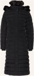 Wellensteyn Steppmantel Santorin Super Long Mit Abnehmbarem Kunstfell schwarz