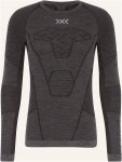 X-Bionic Funktionswäsche-Shirt Symbio Merino Aus Merinowolle grau